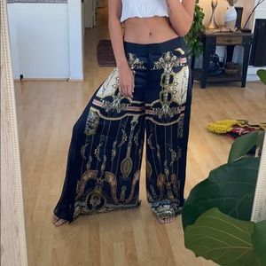 Camilla Flare Pants with Side Detail
